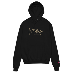 Midlife. Booked Flights. Unisex Hoodie